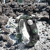 Bracelet Paracord Tactique Extérieur, Vente Chaude Cadeaux Randonnée Camouflage Paracord Bracelet