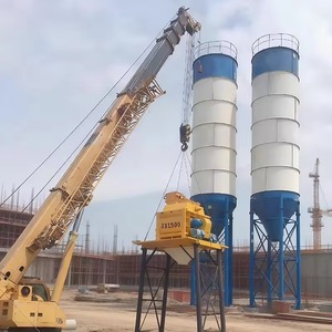 Planta Mezcladora de Concreto HZS60 con Cinta Transportadora y Silos de Cemento para Uso en Obras de Construcción - Product Image 4
