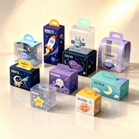 Boîte d'emballage personnalisée en PET transparent avec impression, boîte en plastique acétate PVC certifiée SGS, boîte pliable transparente en plastique
