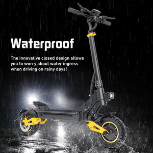 Ienyrid Adult Two-wheel E Scooter Dual Motor Off Road Fat Tire <b>Foldable</b> Skateboard Smart Control Kick Ie-es1 E-scoote - Product Image 3