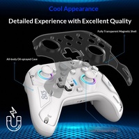 Controlador de Juego Portátil con Nueve Ejes, Auto-Fire Magnético, Iluminación RGB, Control por Voz con Tecla C, Joystick de Efecto Hall, Compatible