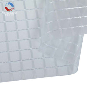 Film <span class=keywords><strong>de</strong></span> vinyle ultra-Transparent en PVC + 100%, 25 à 30 jours, Super Transparent, enduit d'un autre tissu, maille résistante aux UV, bâche en PVC Polyester unie - Product Image 2