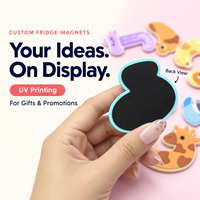 Aimant de réfrigérateur personnalisé en forme spéciale, impression UV, matériau PVC souple, motifs de dessins animés mignons pour cadeau de vacances, décoration murale, souvenirs