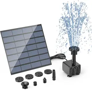 Solar Panel Outdoor Fountain Sun Energise solar water pump for Small Pond Garden Decoration