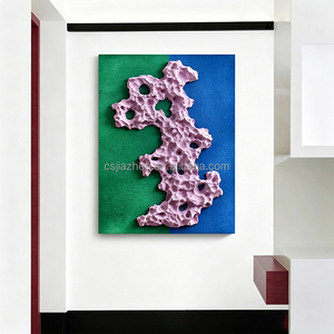 Arte Mural Moderno en 3D con Textura de Coral, Escultura Abstracta en Relieve, Pintura para Decoración de Hogares y Hoteles de Lujo JZ-234 JZ-234 JZ-234 - Product Image 5