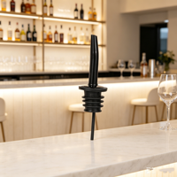 Verseur de vin et de liqueur de luxe en acier inoxydable avec bec verseur rapide pour bar, fête, accessoires de bar, ustensile de bar en métal