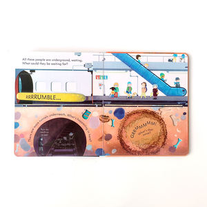 Livre cartonné personnalisé avec rabat pour enfants, livre d'apprentissage de <span class=keywords><strong>l</strong></span>'<span class=keywords><strong>anglais</strong></span> amusant en 3D, livre pop-up, services d'impression de livres pour enfants - Product Image 2