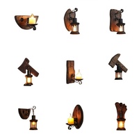 Lámpara de Pared Industrial Vintage Multifuncional, Estilo Retro Americano, para Decoración de Restaurantes, Bares y Cafeterías