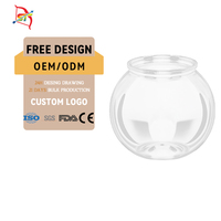 Bouteille en plastique PET transparente en gros avec couvercle en aluminium pour Cold Brew