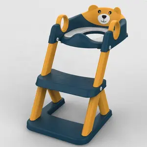 도매 작은 아기 화장실 사다리 어린이 변기 훈련 변기 의자 WC 커버 단계 의자 2023