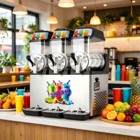 Machine à slush puissante et économe en énergie, offrant une excellente expérience utilisateur pour les cafés, restaurants et bars