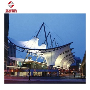 Ngoài trời độ bền kéo cấu trúc màng thép Giàn khung tán/bảo vệ mái hiên/mái nhà nơi trú ẩn bóng râm - Product Image 3