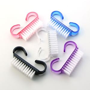 Nail Beauty Custom Atacado Venda Quente Mini Tamanho Removedor De Poeira Limpeza Chifre Preto Escova De Unhas - Product Image 2