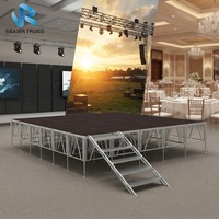 Scène d'assemblage en aluminium, plateforme de scène, scène de mariage, petite scène de concert – Fournisseur direct usine