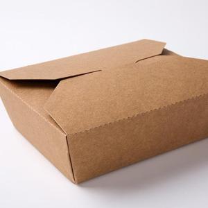 Boîte à lunch en papier kraft de qualité alimentaire, vente en gros d'usine, boîte à emporter de luxe avec fenêtre - Product Image 1