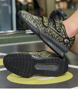 <span class=keywords><strong>Zapatillas</strong></span> de levantamiento de pesas profesionales personalizadas de fábrica OEM, económicas, de caña alta, con forro de cuero y malla, para todas las estaciones, para culturismo y peso muerto. - Product Image 5