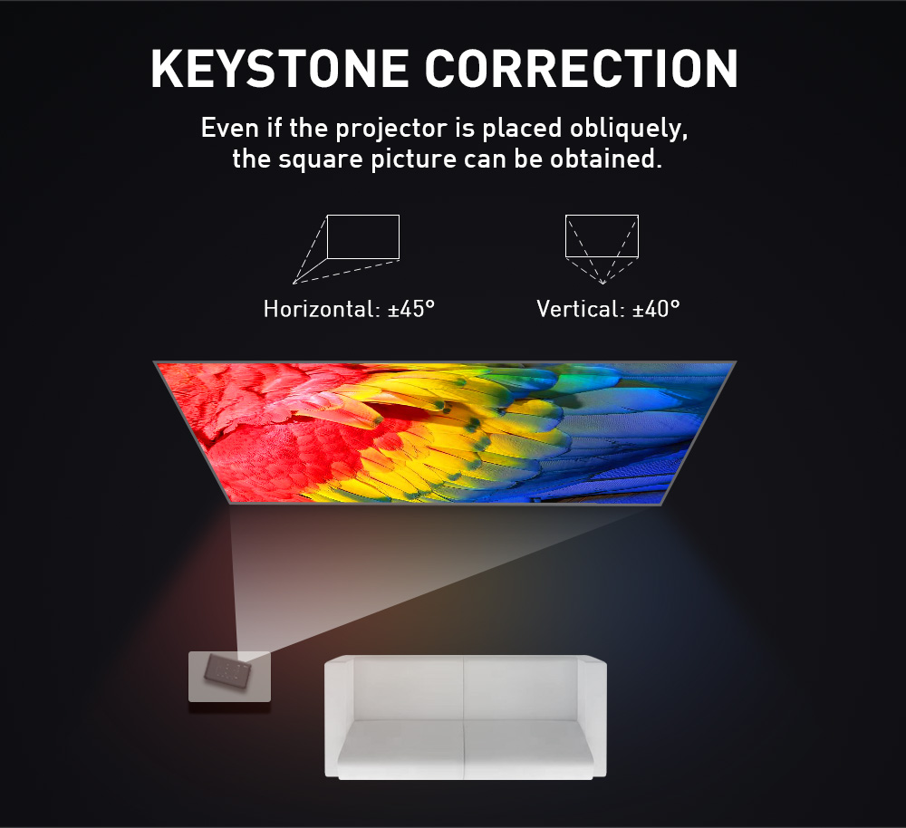 [YIDAHAI P10]150 ANSI LUMENS LED+DLP smart Android 9 Video 4K Digital hd portable Mobile home theater ai smart Projector