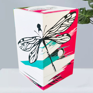 Custom Logo Printed 1 Gram Pen Box CR Lock Packaging with UV Coating Embossing Mysterious Childproof Art Paper Cartridge Set - Product Image 3