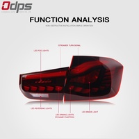 ODPS Dragon Scale Design Adapt pour BMW F30 2013 - 2020 Modèles Feu arrière (boîtier de lampe rouge) Feu arrière ODPS30008