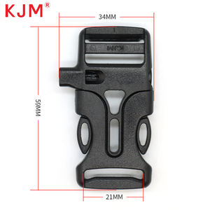 야외 전술 가방 부품 액세서리 플라스틱 이중 조정 벨트 사이드 릴리스 버클 호루라기 버클 생존 호루라기 버클 - Product Image 3