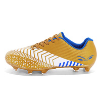 Chaussures de football à crampons longs de grande taille, respirantes, pour terrain ferme, sports de plein air