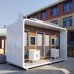 Toilettes portables en panneaux sandwich, design moderne, installation facile pour les attractions touristiques et les chantiers de construction - Product Image 1