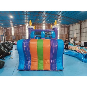 Oferta Especial: Castillo Inflable Morado y Rosa con Diseño <span class=keywords><strong>de</strong></span> Caballo y Unicornio, con Tobogán y Zona <span class=keywords><strong>de</strong></span> Saltos - Product Image 4