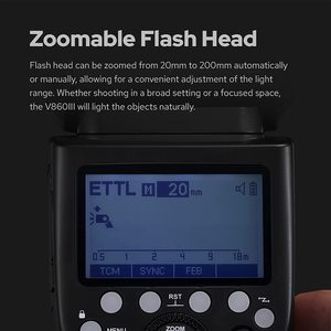 Flash para Cámara <span class=keywords><strong>Godox</strong></span> <span class=keywords><strong>V860III</strong></span> TTL, Control Remoto Inalámbrico, Alimentado por Batería, Iluminación para Fotografía en Exteriores - Product Image 5
