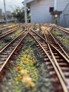 Base de ferrocarril para diorama de <span class=keywords><strong>tren</strong></span> de transporte de mercancías a <span class=keywords><strong>escala</strong></span> <span class=keywords><strong>N</strong></span> 1:160, vía recta, 100x40cm - Product Image 6