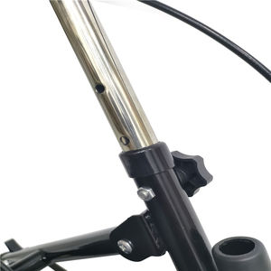 מתכוונן מתקפל אלומיניום קל משקל רפואי חיצוני הליכה עם מושב - Product Image 5