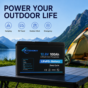 Batería Recargable LiFePO4 de 12.8V 100Ah para RV, Sistemas Solares Marinos, Motor de Arrastre, UPS y Almacenamiento de Energía - Product Image 4