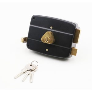 Cerraduras de llanta mecánica de alta resistencia, bloqueo Manual de llanta de cilindro de latón sólido tipo Oriente Medio de 5403M con gancho - Product Image 1