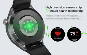 2025 New Thông Minh Đồng Hồ Với Thẻ Sim 1.43 ''Vòng Amoled 2GB + 16GB Trái Tim Tỷ Lệ Giám Sát GPS/La Bàn Dm80 Thông Minh Tập Thể Dục Đồng Hồ - Product Image 4