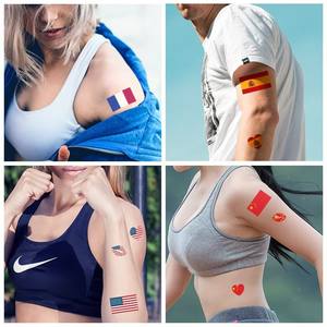 Adesivi per Tatuaggi Impermeabili con Bandiere Nazionali di Paesi del Mondo, Calcio, Messico, Canada, Vendita all'Ingrosso - Product Image 2