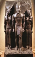 Grand extérieur Bronze ancien pharaon égyptien Figures Art grandeur nature 3D coulée Sculpture Statue à vendre