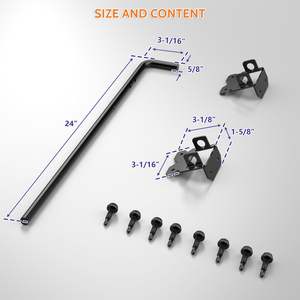 مخزون الولايات المتحدة الصلب أسود الثقيلة إسقاط قضيب سياج الباب الأجهزة الذاتي قفل بوابة الجاذبية مزلاج ل - Product Image 2