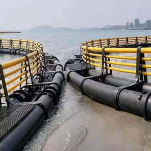 กรงเลี้ยงปลา HDPE ทนรังสียูวี ป้องกันคลื่น แบบลอยน้ำทรงกลม สำหรับการเพาะเลี้ยงสัตว์น้ำเชิงพาณิชย์ในทะเลเปิด - Product Image 1