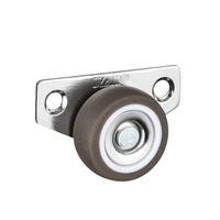 Roulettes latérales de 1 pouce et 125 pouces avec roulements, pivotantes, silencieuses, glissières dissimulées pour tiroirs