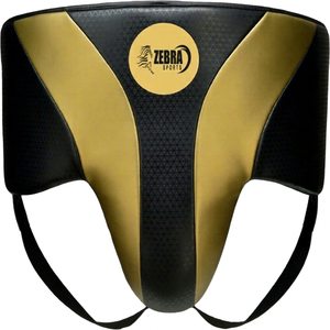 Protège-Aine en Cuir/EVA Écologique, Durable et Respirant pour Boxe, MMA, Muay Thai, Kickboxing - ZEBRA SPORTS GG-103 - Vente en Gros - Product Image 1