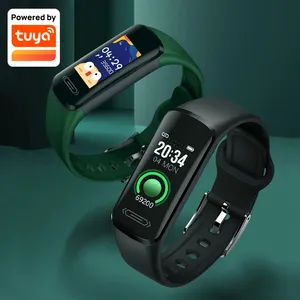 2021新款Tuya血压检测智能手环Usb直充带健身智能手表