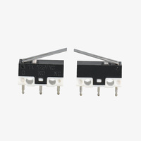 Vente en gros 3P 1A 125V Micro-interrupteur Mini interrupteur à bouton-poussoir de fin de course avec levier SPDT