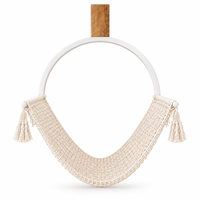 Ropecube-V-vormige moderne katoenen touwgeweven schommel voor binnen, woonkamer, slaapkamer, hotel, appartement W