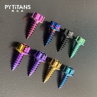 Vis autotaraudeuses M5*15 pour moto, à tête hexagonale, en titane Gr5, vente en gros d'usine