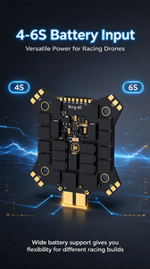 Borg 60R 4-in-1 Power Modul STM32G071N BL32 60A 4-8S Anti-Spark Filter Bidirektionaler DShot für RC FPV Flugzeug Starrflügler Drohne - Product Image 5
