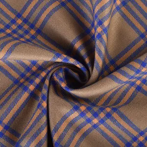 Shaoxing Textile Custom g/m² Polyester Rayon Spandex Garn gefärbte Karos toffe