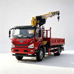 Camión de Carga FAW 10T con Brazo Hidráulico Telescópico 4x2, Autocargador Independiente - Product Image 1