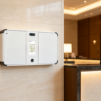 Gabinete de Llaves Inteligente de Acero para Montar en la Pared, Sistema de Control de Acceso con Doble Reconocimiento Biométrico para la Gestión Administrativa de Oficinas