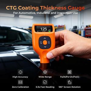 GOYOJO Appareil de mesure d'épaisseur de revêtement le plus vendu avec application, jauge d'épaisseur de peinture 0-5000µm pour voitures (Précision 2%+1µm) Auto FeAlZnFe(C) OEM - Product Image 1
