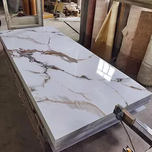 waterproof seamless flexible plastic wall panel sheet boards uv marble pvc wall panel for wall interior decoration