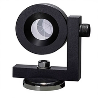 Mini-prisme en L argenté de 25,4 mm de qualité supérieure pour outils de topographie destinés à la topographie de voies ferrées à grande vitesse